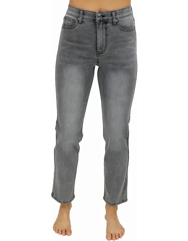 Skinny Straight Leg Waist Shaper Jeans