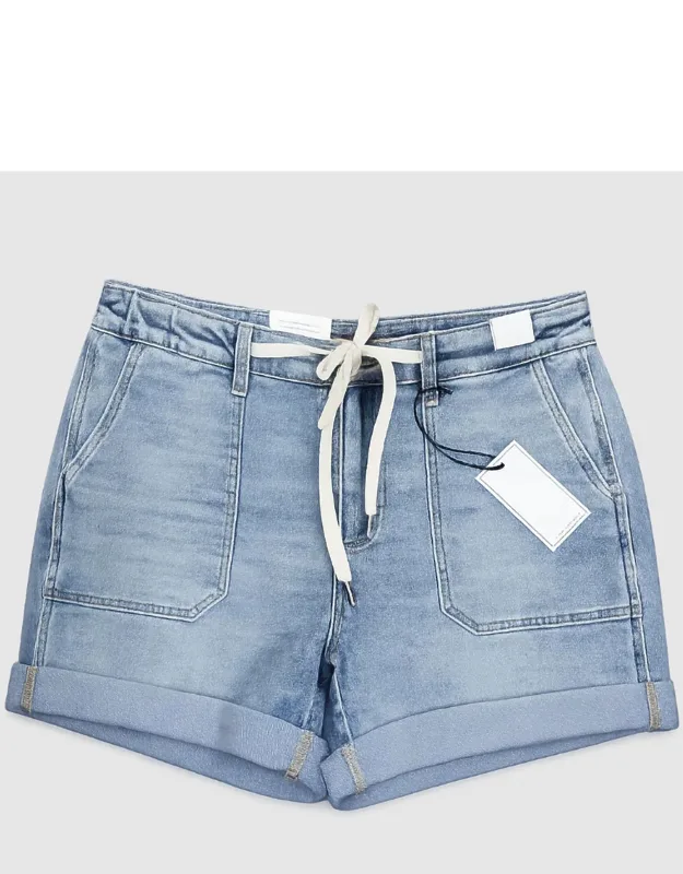 Myli High Waisted Cuff Jogger Shorts