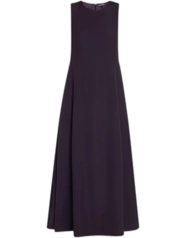 A-line Cady Maxi Dress