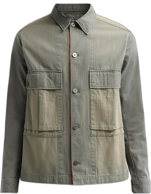 Cotton Utility Shirt Jacket