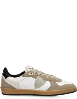 Logo-patch Panelled Sneakers