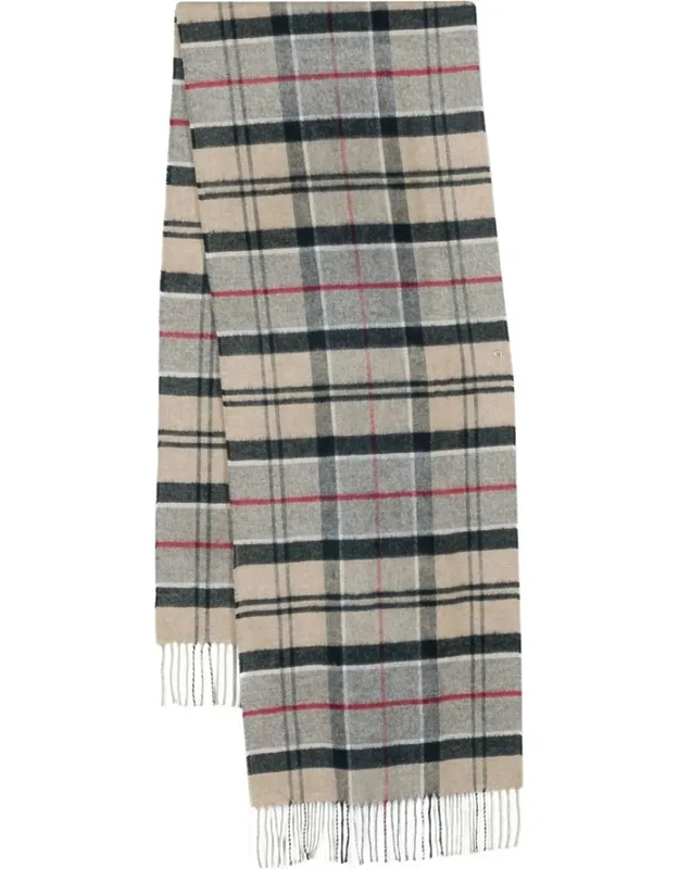 Tartan Check-pattern Scarf