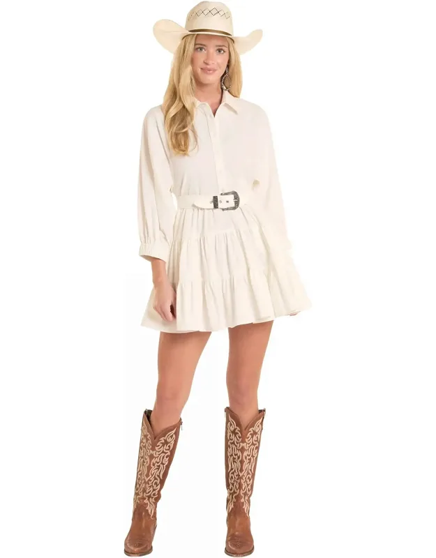 Tiered Mini Dress