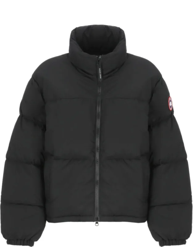 Voluminous Padded Coat With High Neck