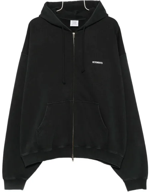 Logo-print Zip-up Hoodie