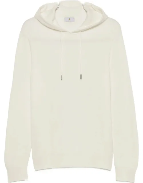 Ribbed-knit Drawstring Hoodie