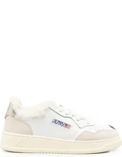Shearling-trim Sneakers
