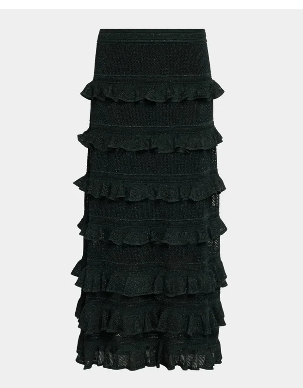 Frill Midi Skirt