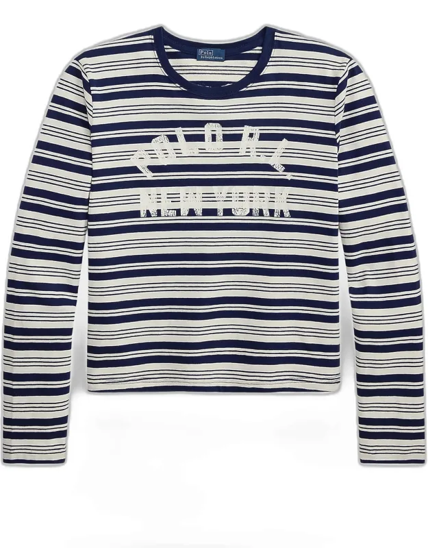 Striped Jersey Long-sleeve T-shirt