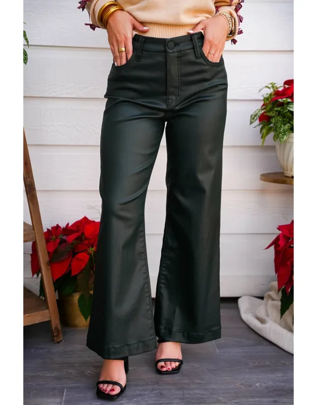 High Rise Wide Leg Pants