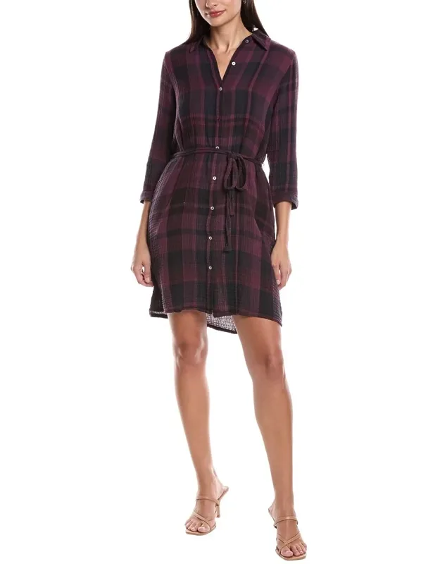 Gauze Shirtdress