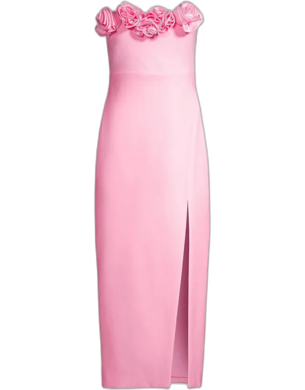 Strapless Midi Dress