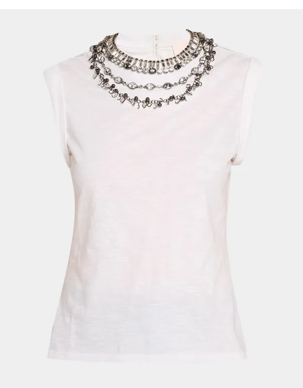 Chunky Layered Necklace T-shirt