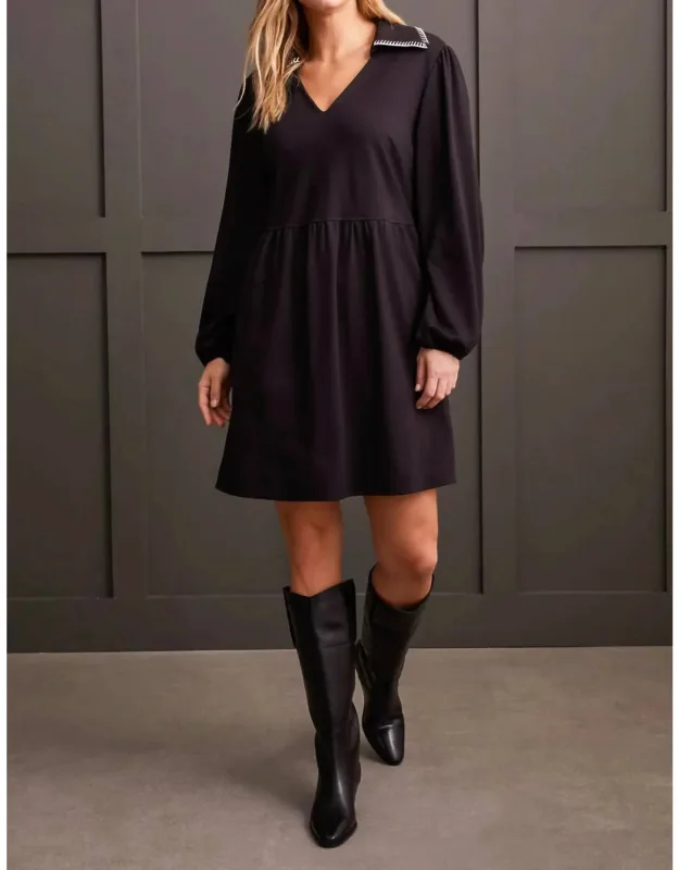 Lucinda Midweight Ponte Dress With Pockets