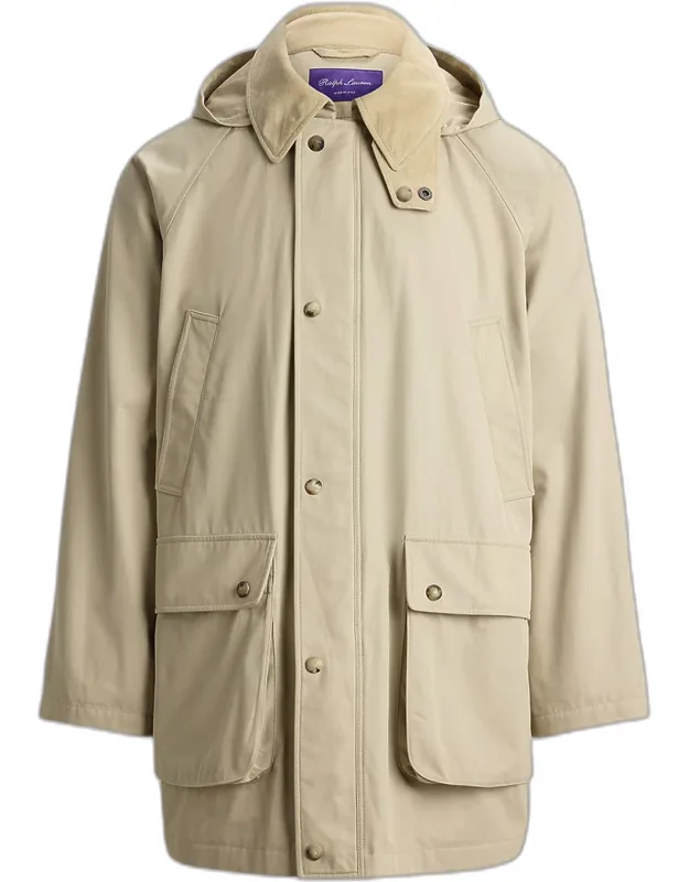 Ventile Twill Hooded Car Coat