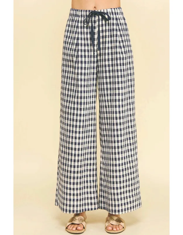 Wide Leg Elastic Waist Pants