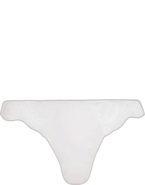 Voltaire Silk & Lace Thong