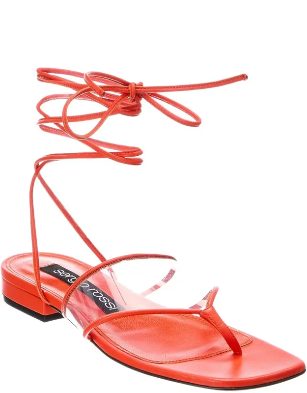 Lunettes 15 Leather & Vinyl Sandals