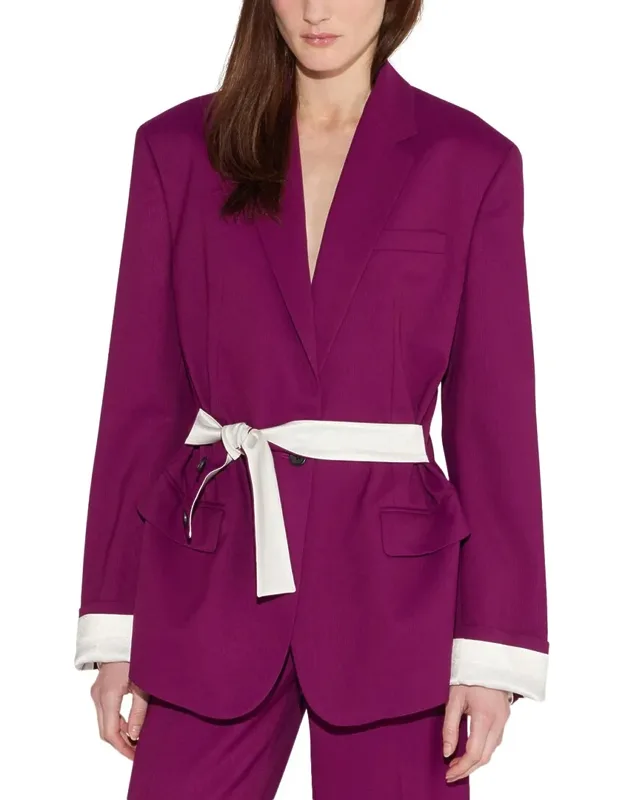 Wool-blend Blazer