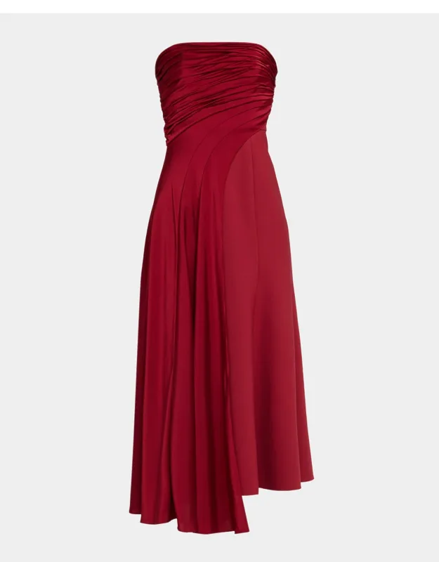 Draped Midi Dress