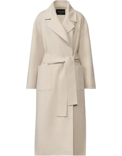 Belted Notch-lapels Coat