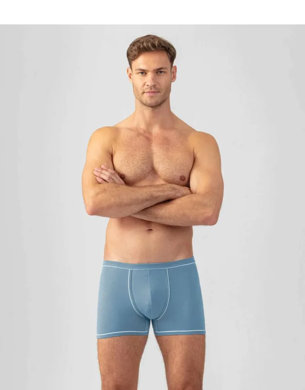 Pull-on Boxer Briefs With Piping
