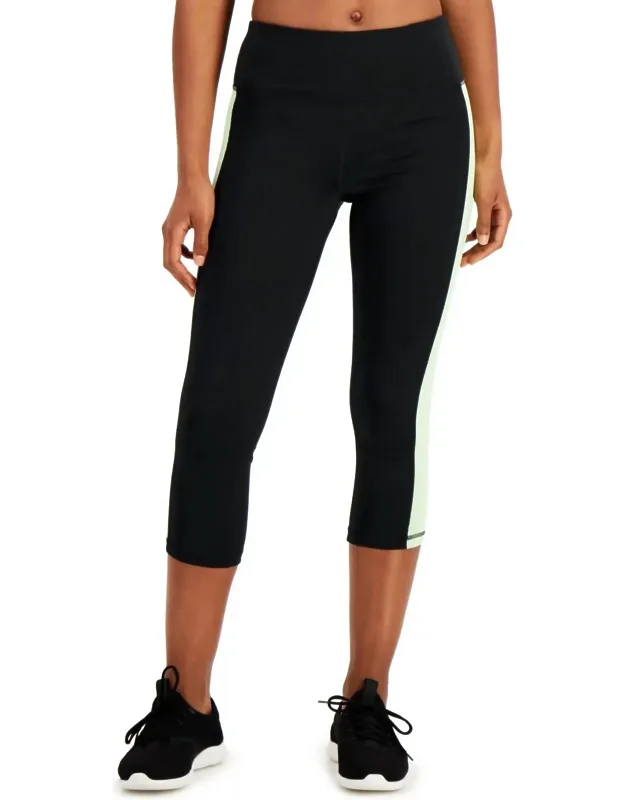 Colorblocked Cropped Leggings