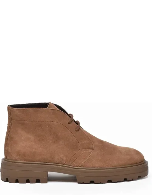 Leather Lace-up Boots