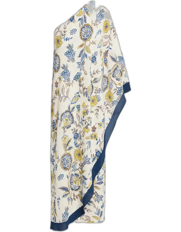 The Arlene Printed One-shoulder Maxi Dress