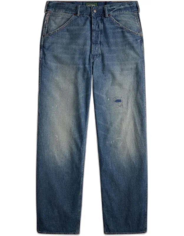 Faded Five-pocket Jeans