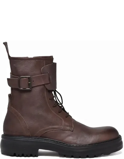Leather Zip Ankle Boots