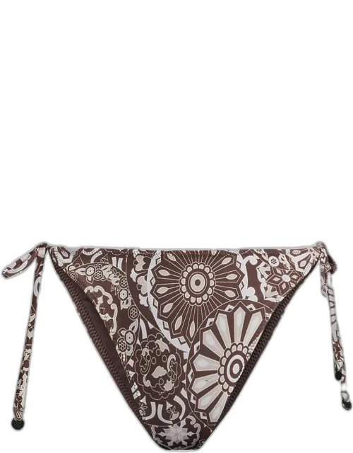 Printed Bikini Bottom
