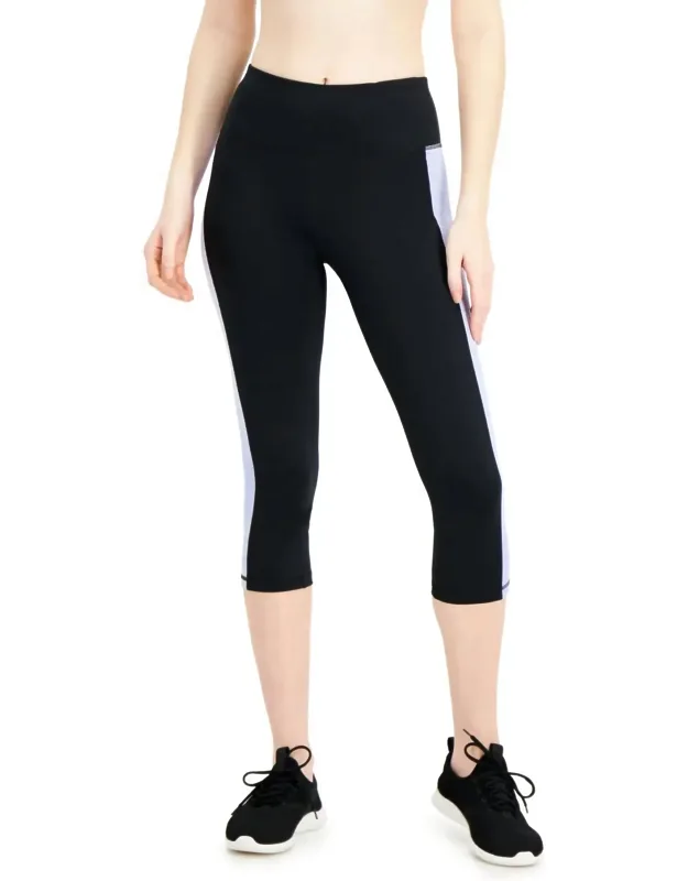 Colorblocked Cropped Leggings