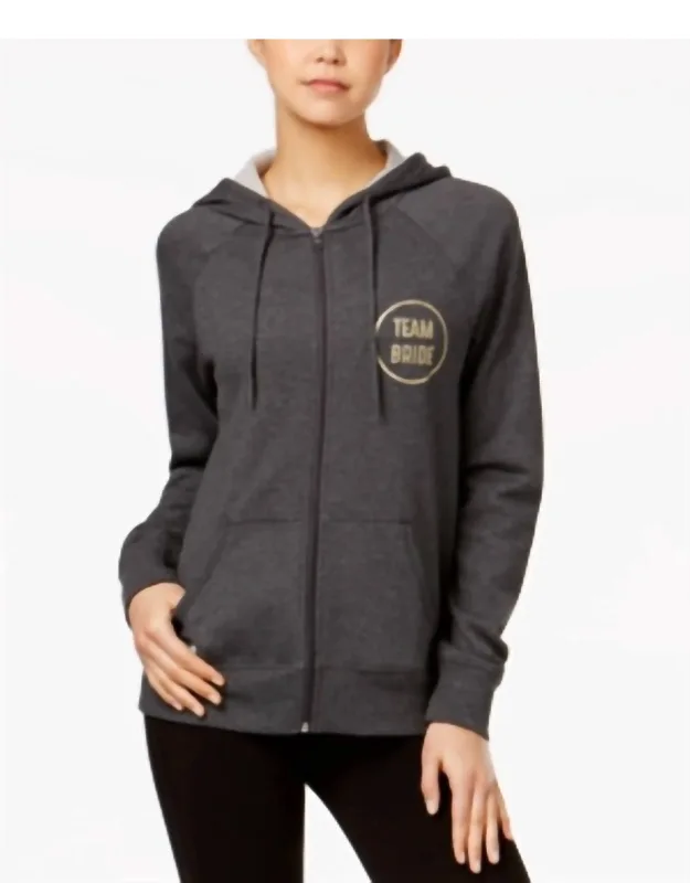 Team Bride Full Zip Hoodie