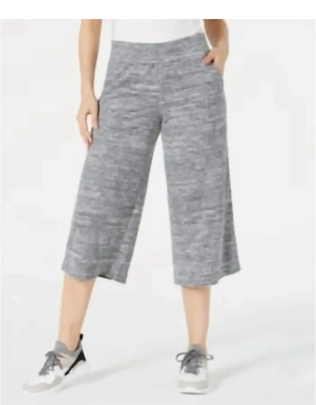 Cropped Wide Leg Pants