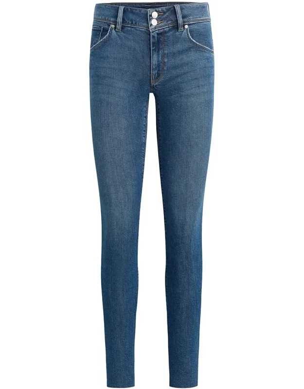 Mid-rise Skinny Ankle Crop Jeans