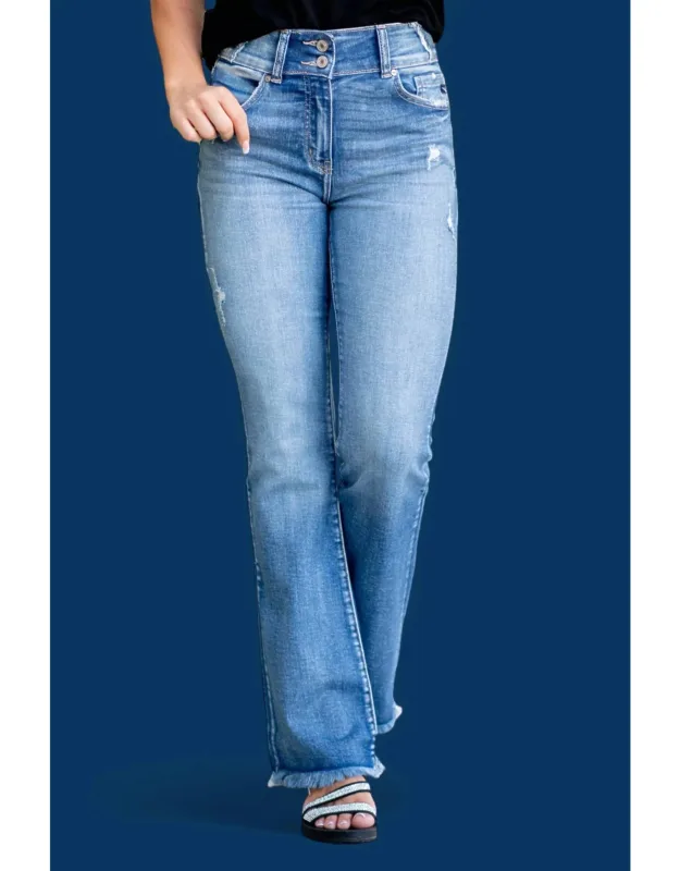 High Rise Boot Cut Jeans