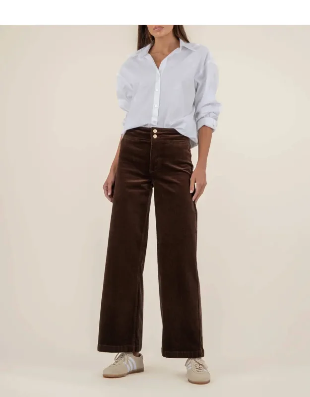 Corduroy Wide Leg Pants