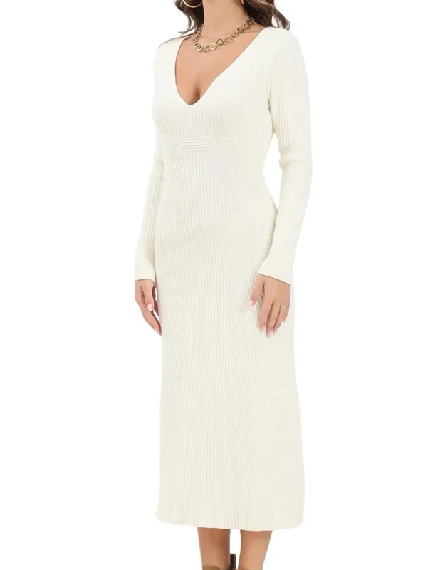 Ribbed Knit Dress