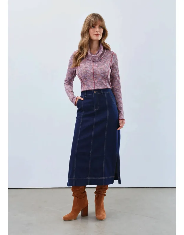 Cherie Column Midi Skirt