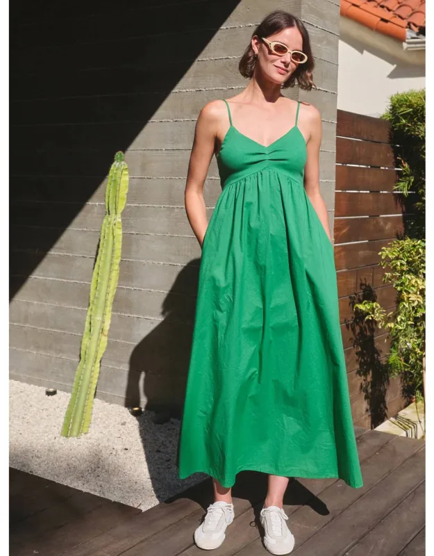 Mixed Media Maxi Dress
