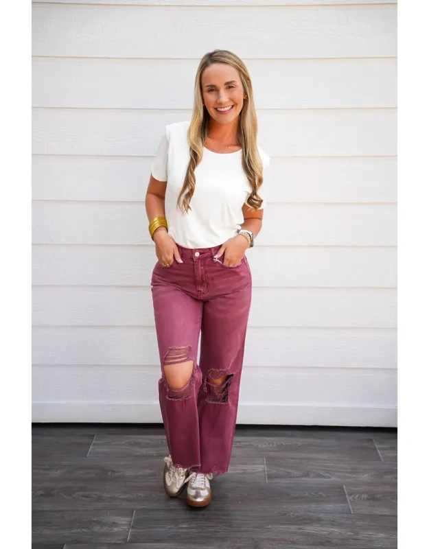 Super High Rise 90's Vintage Crop Flare Jeans