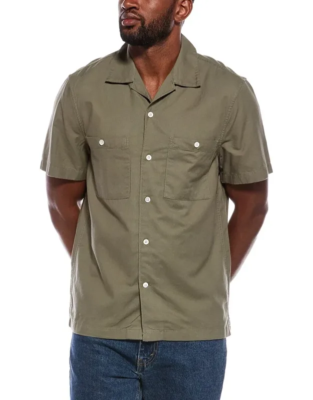 Camp Collar Short Sleeve Shirt