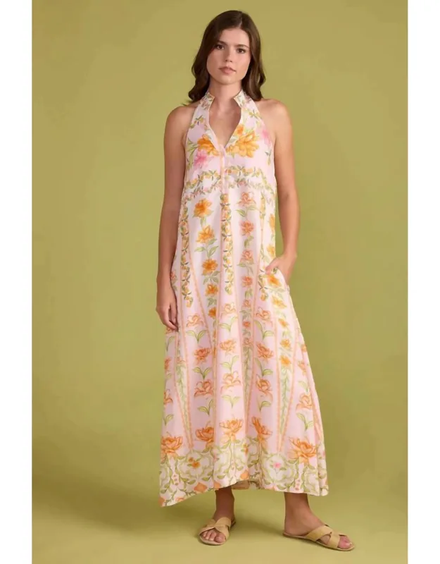 Dowry Long Halter Dress