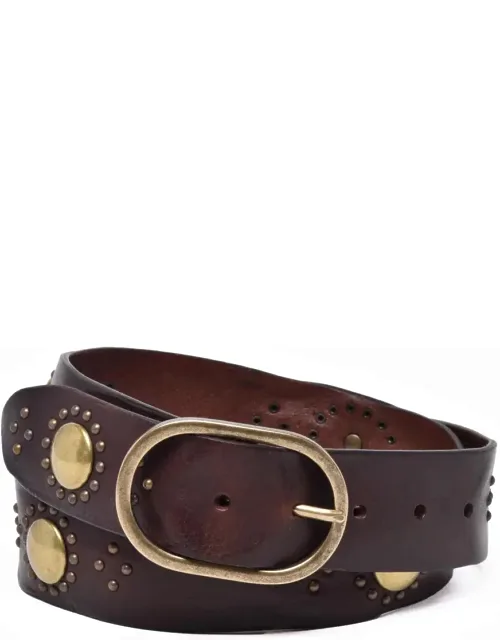 Leather Studded Belt