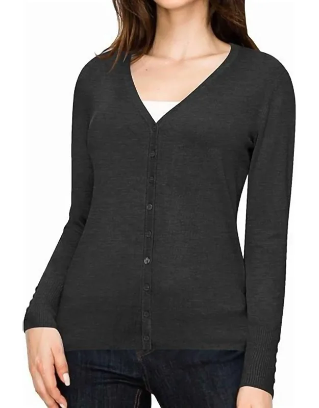 Classic V-neck Cardigan