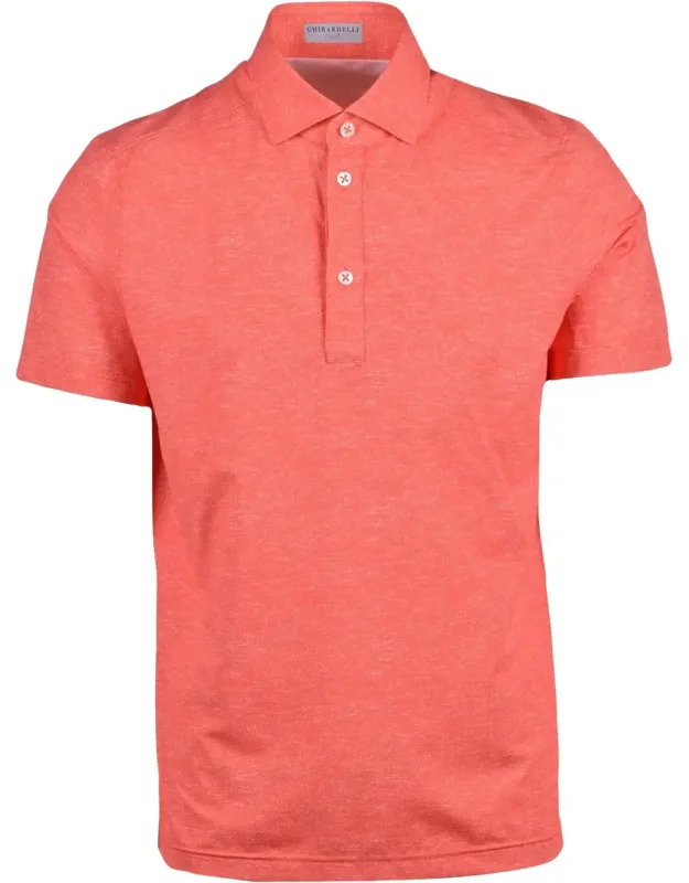 Polyamide-blend Technical Polo Shirt