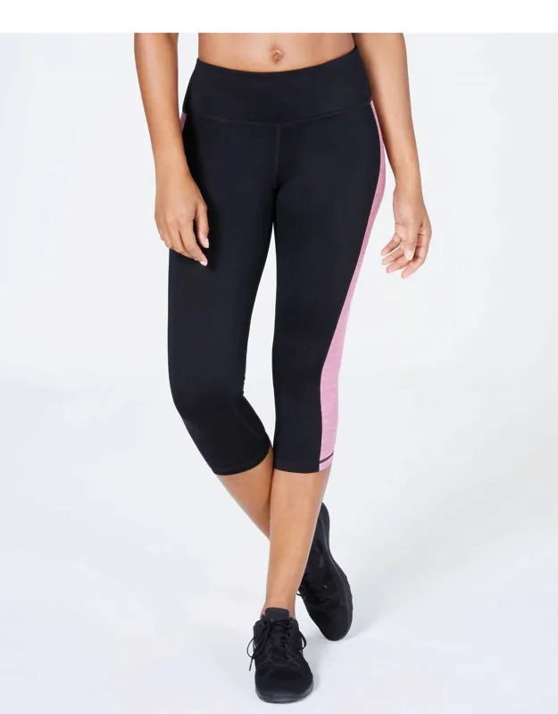 Activewear Colorblocked Cropped Leggings