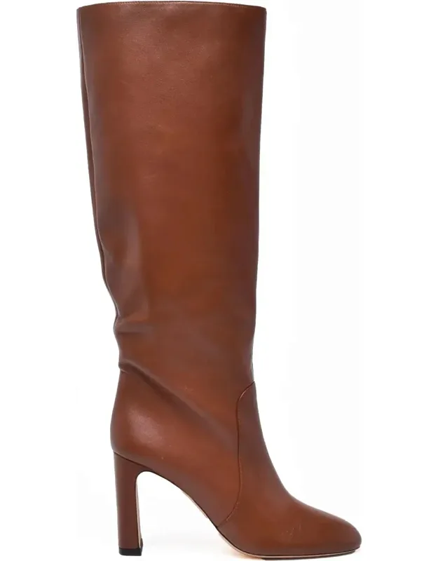 Leather Pointed Boots