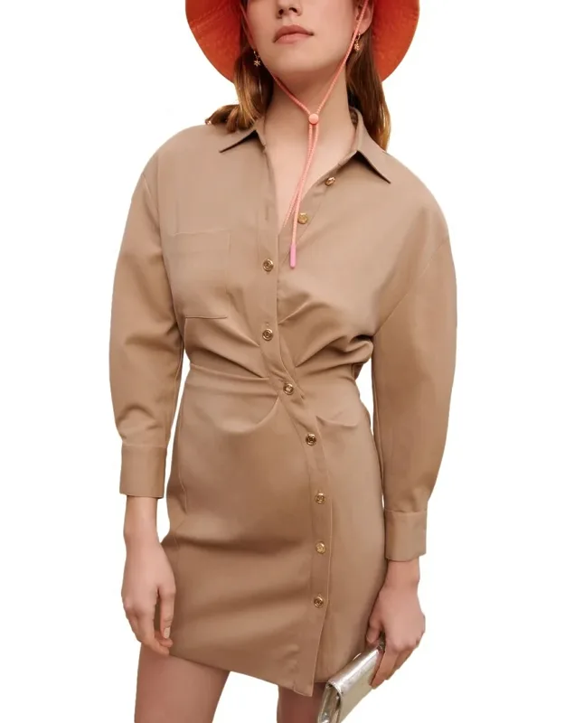 Wool-blend Mini Dress